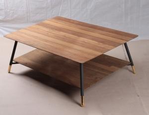 Table basse rectangulaire double plateaux LOUVRE 110 x 70 x 40 cm