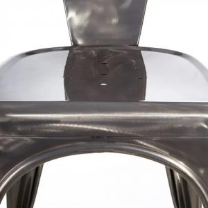 Chaise métal industrielle