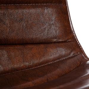 Chaise Vintage marron foncée