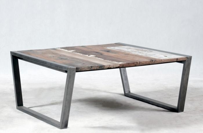Table basse carrée BERMUDES 100cm x 100cm