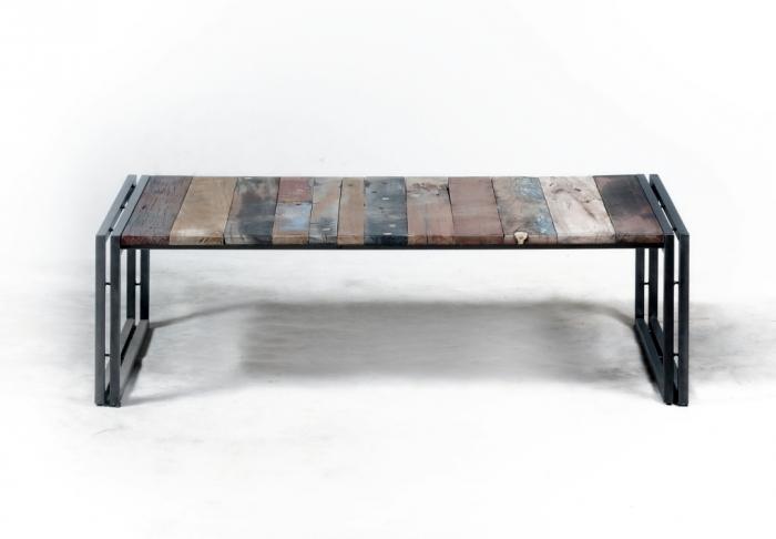 Table basse rectangulaire 1 plateau EVASION 120cmx70cm